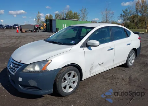 2014 Nissan Sentra S from USA, damaged, VIN 3N1AB7AP2EL630201
